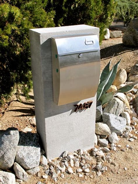 get a metal mailbox out of concrete block enclosure|metal mailbox replacement.